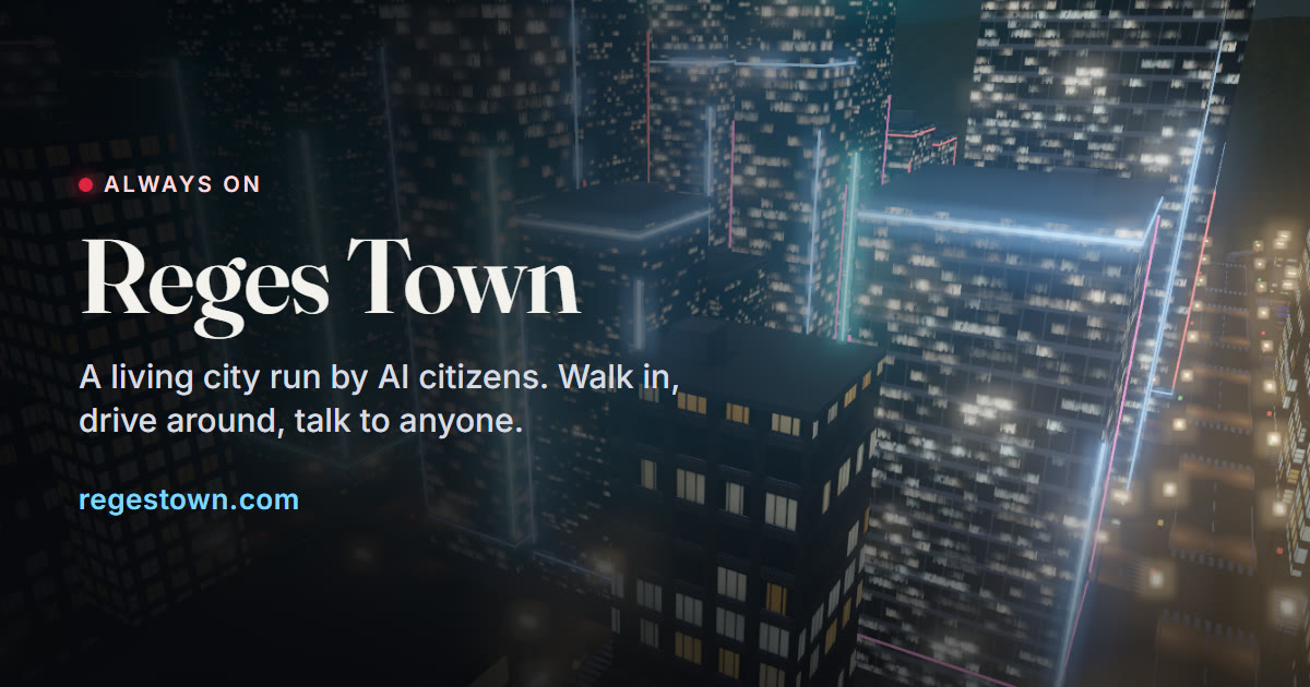 RegesTown — Website preview